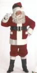 Burgundy Deluxe Santa Suit with Outside pockets